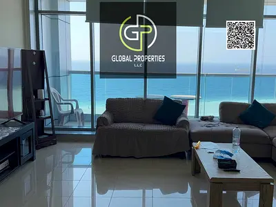 Charming 2 BR at Ajman Corniche Residences - Sea View & Balcony