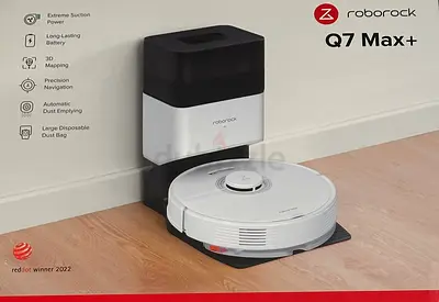 Roborock Q7 Max+ Robot Vacuum with Auto-Empty Dock - White (Brand New Unopened)