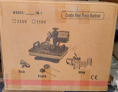 Combo Heat Press Machine (Cap, Plate, Mug) - New in Box