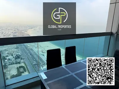 Luxury 1 BHK Sea View | Corniche | Free Pool & Gym | Book Now!