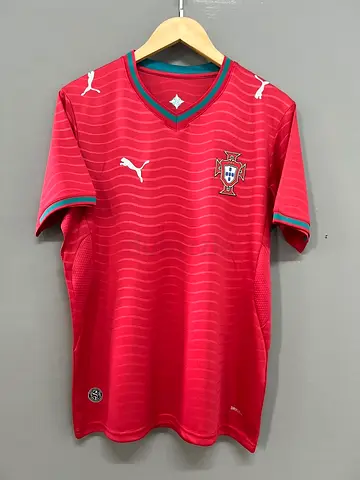 Portugal National Team Puma Football Jersey - Mens Size (Red)