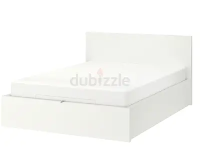 White double bed frame — great condition