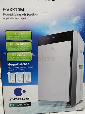 Panasonic Air Purifier  Humidifier, Nanoe™ Purification, Hepa