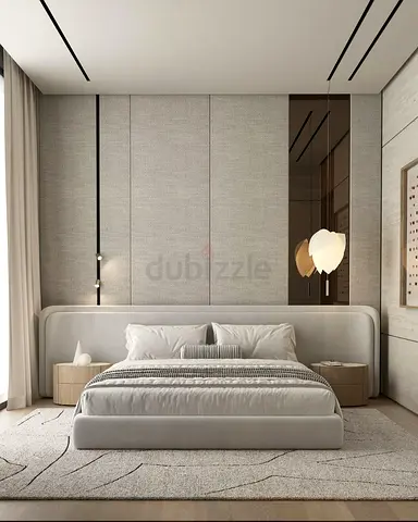 Modern Upholstered King Size Bed Frame with Manual Storage