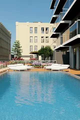 High-Rise 2BR | Golden Wood Views 5 | Pool & Downtown View | Furnished