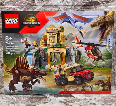 LEGO® Jurassic World Spinosaurus  Quetzalcoatlus Air Mission 76976 (984 pcs)