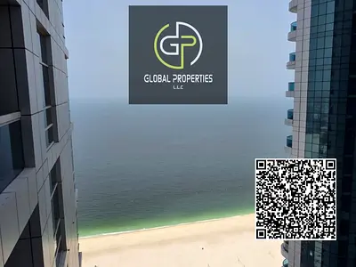 Partial sea view 2 Bhk available for rent in Ajman corniche tower