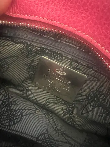 Vivienne Westwood Pink Leather Handbag