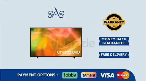Samsung | 50 inch Smart Tv | 4K UHD Crystal | New | Free Delivery | Warranty | 50AU8000