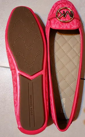 Michael Kors pink logo ballet flats - size 41.5, used once