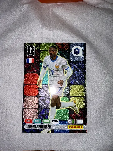 Panini Adrenalyn XL Limited Edition ousmane dembele Foil Collectible Card