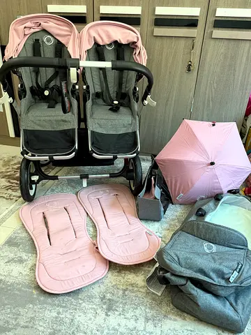 Bugaboo donkey double stroller in perfect condition with all accessories