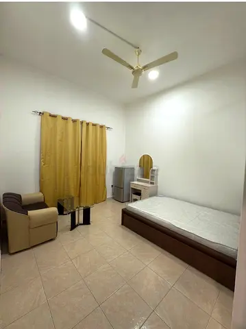 Neat and clean master bedroom with attached wash room available for Indian families only