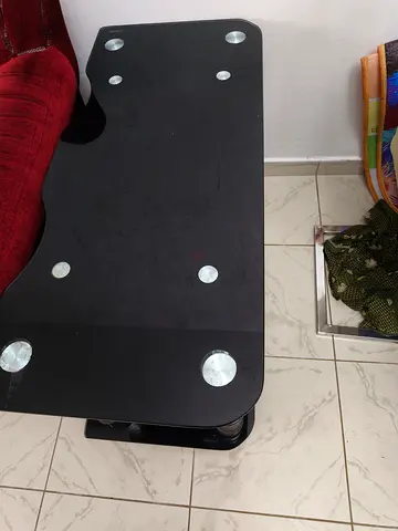 Black glass TV stand for free!!