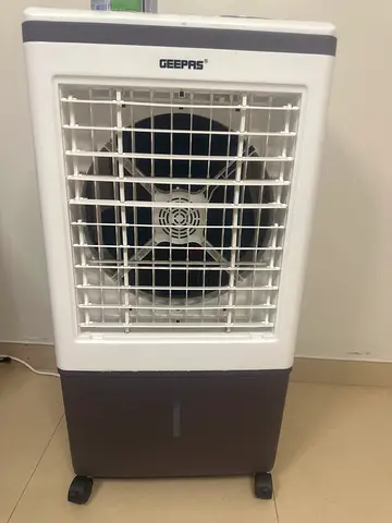 Used Geepas Portable Evaporative Air Cooler on Wheels - Good Condition