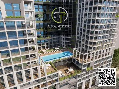 Partial sea view 1bhk apartment for sale in mawjan ajman on 5 year payment plan