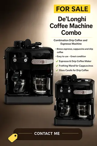 Delonghi Combi Coffee Machine