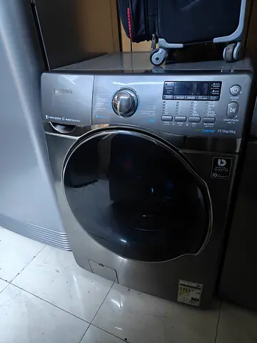 Samsung Front Load Washer Dryer Combo - 15kg / 8kg, Silver, Good Condition