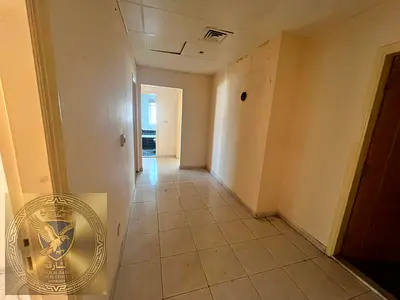 Two bedrooms and a living room in Al Qasimia spacious with an open view, balcony and central air conditioning ready to move in