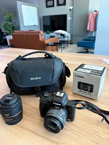 As New Canon EOS M50 Mark II Mirrorless Camera (Used once)