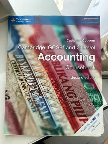 Accounting IGCSE coursebook cambridge