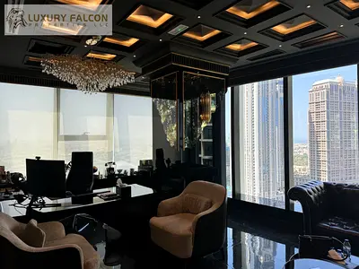 Premium Furnished Office for Rent | High Floor | 5 Parking Spaces | Business Bay