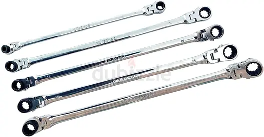 ATD Tools 99650 XL Ratcheting Wrench Set with 10 Metric Sizes - 5 Piece