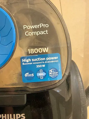 Philips PowerPro Compact 1800W Vacuum Cleaner - Good Working Condition