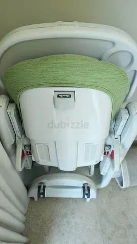 Peg Perego high chair / booster seat in green - good condition