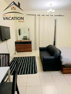 Fully Furnished Studio | Family-Friendly Building | Emirates Cluster