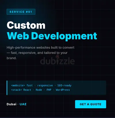 Professional Website Development Services in Dubai – UAE
