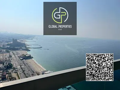 Sea view 1 Bhk available for sale in corniche tower Ajman