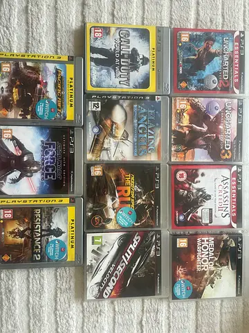 Bundle of 12 PS3 Games — Uncharted, Assassins Creed, Call of Duty, Resistance and more