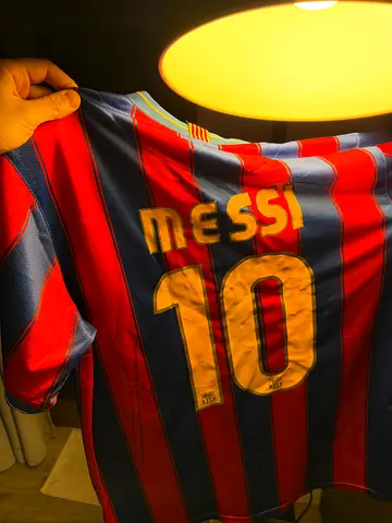 For sale: Original FC Barcelona Messi #10 jersey