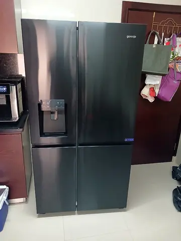 Gorenje Side-by-Side Fridge Freezer with Water Dispenser — Good Condition