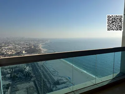 🌊 شقة غرفة وصالة واسعة للبيع | كورنيش تاور – عجمان | 1,334 قدم² | أسلوب حياة فاخر على الواجهة البحرية