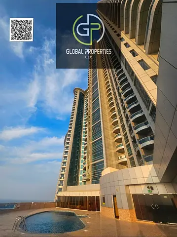 LARGEST 2BR +MAID | FULL SEA VIEW |CORNICHE TOWER |340K DOWN | ONLY 4071 AED/MONTH(INC. INSURANCE)| 2,490 SQFT | 25-YEAR PAYMENT PLAN | PRIME SEAFRONT