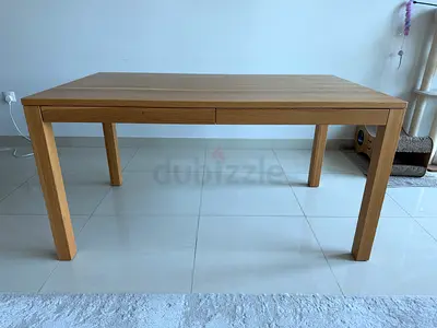 Solid Wood Dining Table  Free Marina Home Chairs