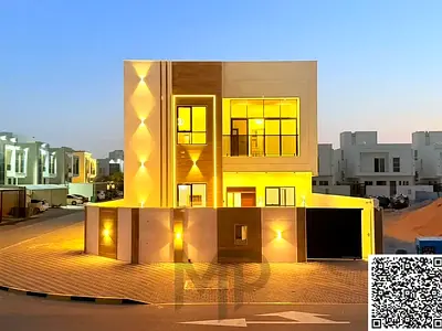 فيلا زاوية على شارعين للبيع في العامرة – عجمان | تصميم عصري | تملك حر
