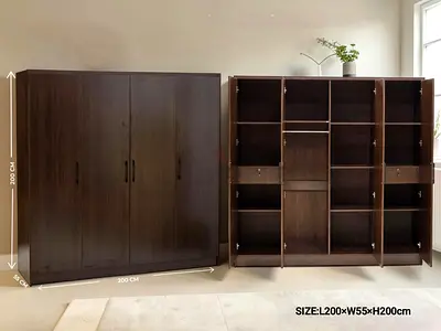 Heavy duty 4 Doors wooden cabinet for sell