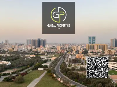 Open view 1 bed room hall available for rent in city tower Ajman