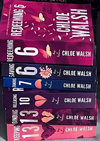 Chloe Walsh paperback collection (Keeping, Binding, Releasing, Redeeming) - set of 6