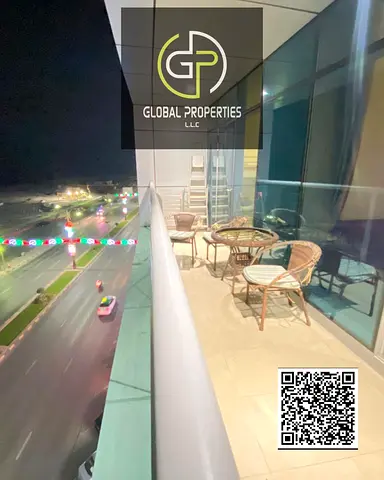 Luxurious 1BHK Sea View Apartment for Monthly Rent Fully Furnished Ajman Corniche Residence Tower