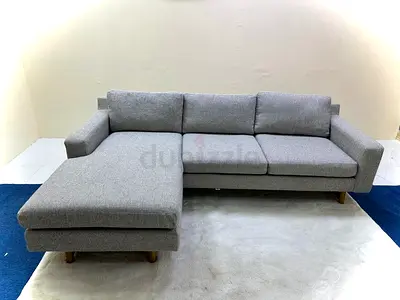 Like new condition west elm eddy lshape sofa