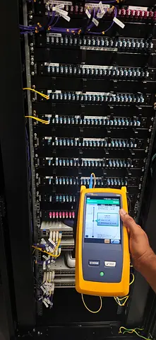 Fiber optical splicing  data termination