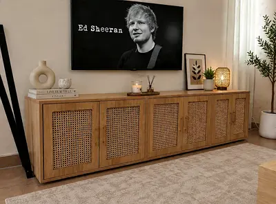 Rattan tv cansol for sale