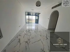 First tenant 2BR apartment with living room in Mushrif, free parking, gym, balcony, great view, cent