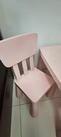 Pink Kids Table and Chair Set - Small Childrens Furniture