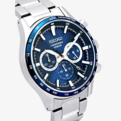 Seiko Quartz Chronograph Watch for Men SSB445P1