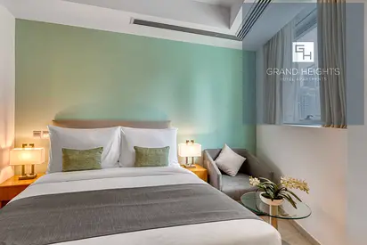 Yearly Rent-Classic Studio-All Bills Included-Grand Heights Hotel Apartments